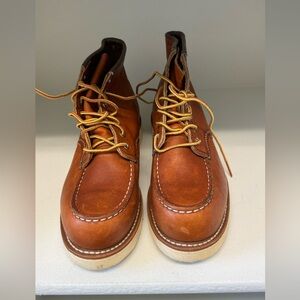 Red wing boots, only worn once